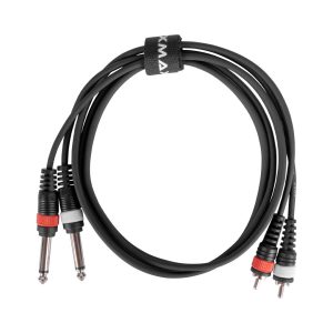 XMAX CX1.5SIG-2J-2RCA-UNB 2 X JACK-2 X RCA, 1.5M