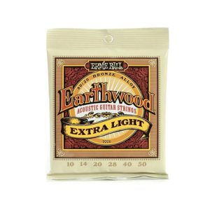 Ernie Ball 2006 Earthwood extra light 80/20 bronze acoustic guitar strings - 10-50 gauge