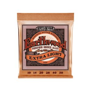 Ernie Ball 2150 Earthwood extra light phosphor bronze acoustic guitar strings - 10-50 gauge