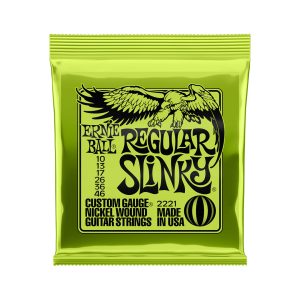Ernie Ball 2221 Regular slinky nickel wound electric guitar strings - 10-46 gauge