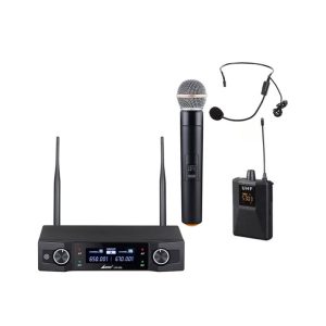 Lane LR 625 Lapel, Head & Handheld Mic Set