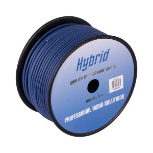 Hybrid microphone cable - blue (sold per metre)