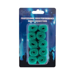 HYBRID CABLE STRAP 10PCS, 250mm - GREEN