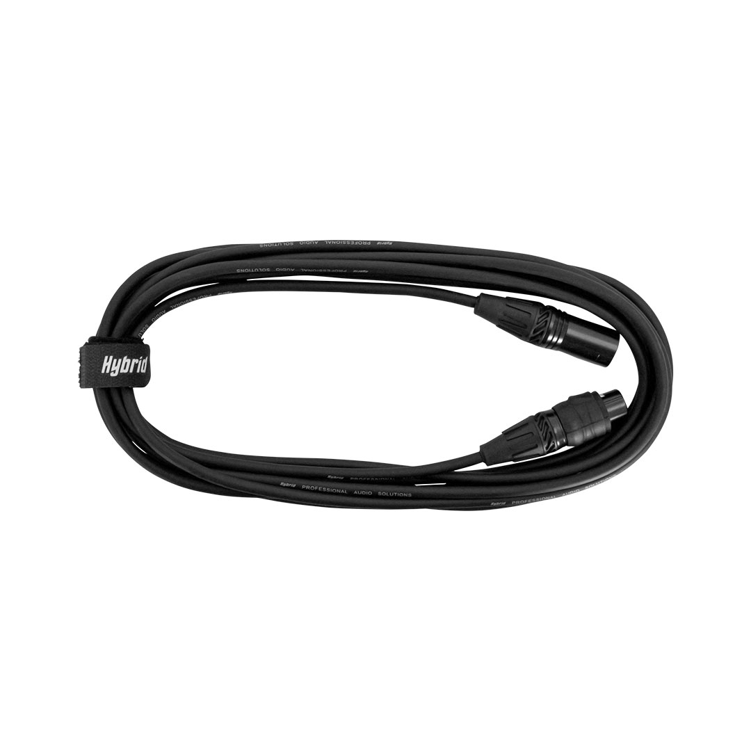 HYBRID XLR-XLR 5M AUDIO CABLE WITH WATERPRROF CONN - Image 2