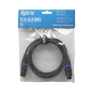 Hybrid XLR-XLR DMX 2m cable