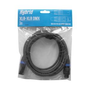 Hybrid XLR-XLR DMX 3m cable