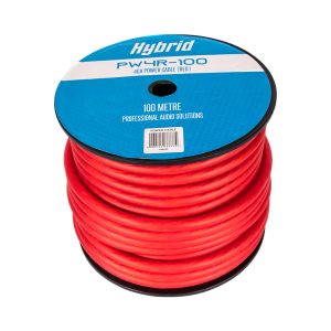 Hybrid PW4R-100 4 gauge red (100m roll)